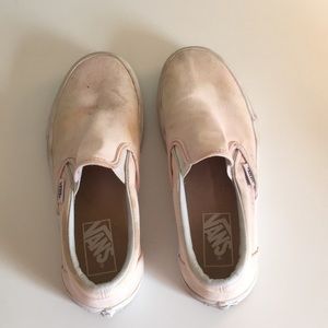 ballerina pink slip on vans! so so cute!
